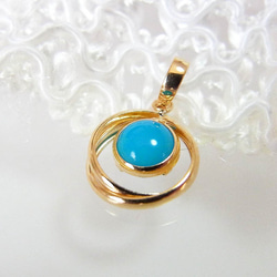 K18 ハートのルベライト ピンクトルマリン ネックレス トップ