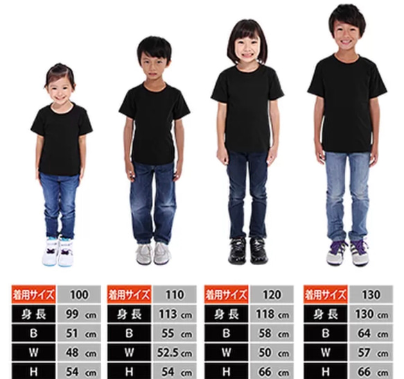 《3人家族用》お星様Tシャツセット 4枚目の画像