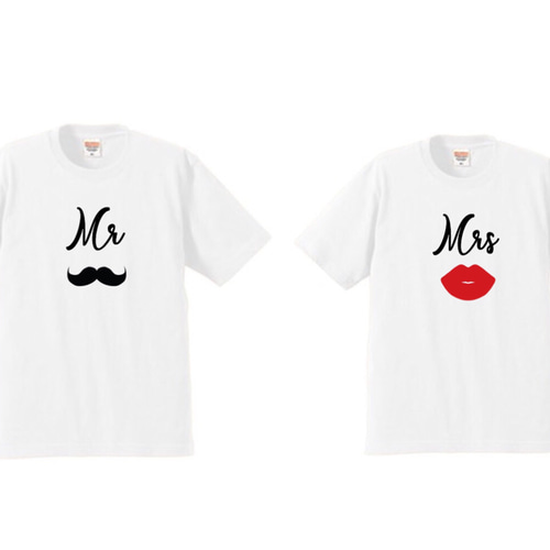 MJ The color collection のＴシャツ2枚セット ⑵ Mr Mrs Tシャツセット Tシャツ CUORE 通販 7380526｜Creema