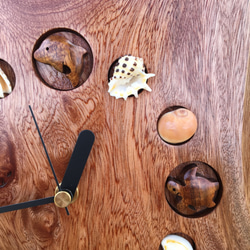 石垣島の島木の掛け時計 2枚目の画像