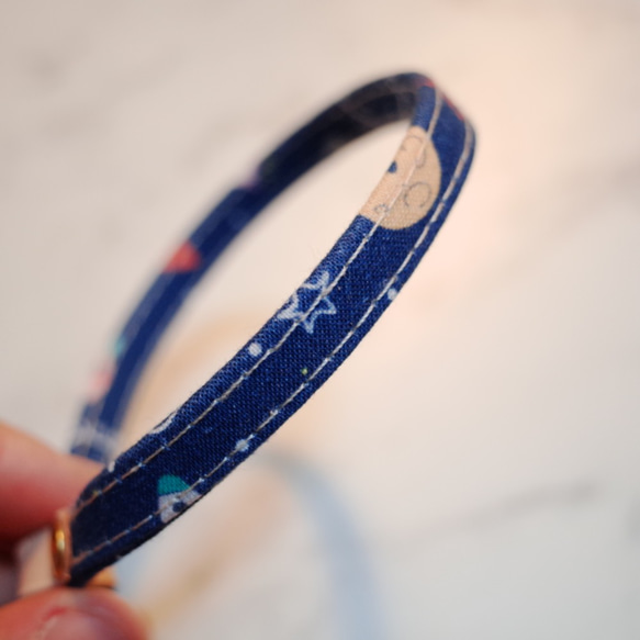 貓 項圈 太空人的宇宙飛行 藍色 可加購吊牌 附鈴鐺 第6張的照片