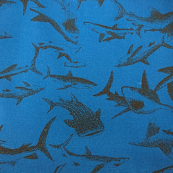《送料無料》リアルなサメ柄  かくしマチ付き コップ袋 6枚目の画像