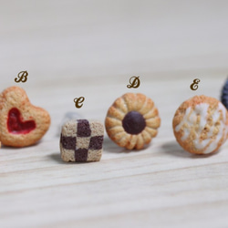 【8折】袖珍經典餅乾耳環 套組 Miniature Classic Cookies Earring Set 第1張的照片