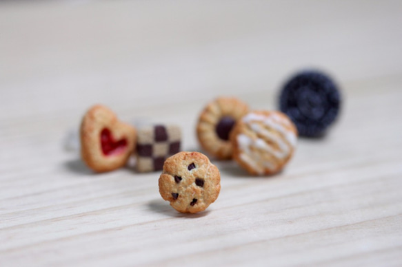 【8折】袖珍經典餅乾耳環 套組 Miniature Classic Cookies Earring Set 第3張的照片