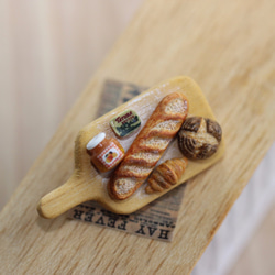 袖珍麵包別針 Miniature Bread Set Pin 第1張的照片