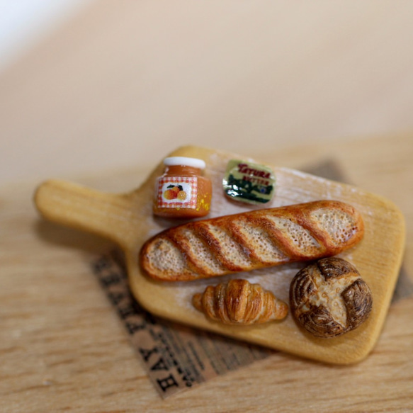 袖珍麵包別針 Miniature Bread Set Pin 第2張的照片