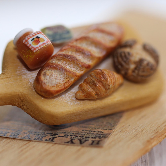 袖珍麵包別針 Miniature Bread Set Pin 第3張的照片