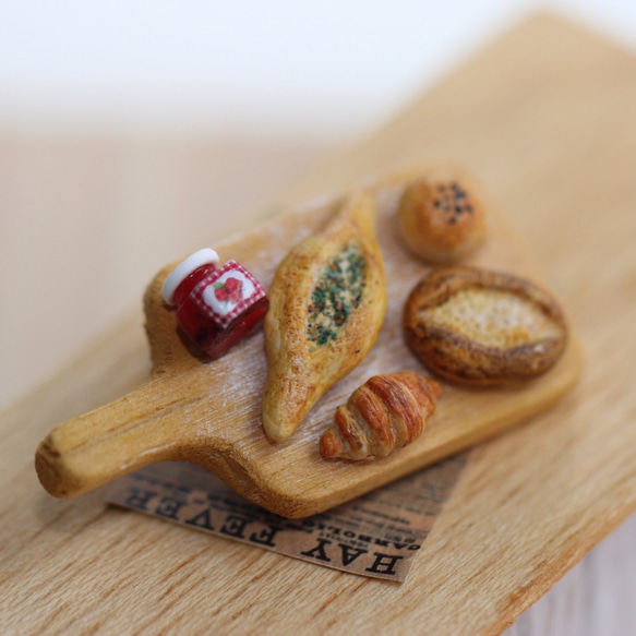 袖珍麵包別針 Miniature Bread Set Pin 第3張的照片