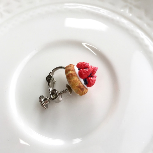 袖珍法式塔派耳環 Miniature French Tart Earring 第9張的照片