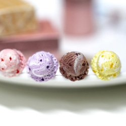 袖珍清涼冰淇淋耳環套組 Miniature Ice Cream Earring Set 第3張的照片