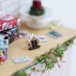 袖珍聖誕甜點耳環套組 Miniature Christmas Dessert Earring Set 貼耳式 第7張的照片