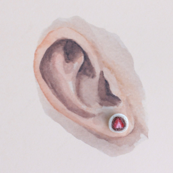 袖珍日式甜點貼耳耳環 Pocket Japanese dessert ear clip earrings 第9張的照片