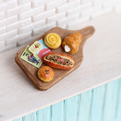 日式口味袖珍麵包別針/Miniature Japan Bread/日本/紀念品 第1張的照片