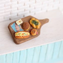 台式口味袖珍麵包別針/Miniature Taiwan Bread/台灣/紀念品/懷舊 第1張的照片