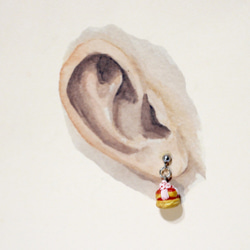 袖珍法式甜點耳環套組 Miniature French Dessert Earring Set 第7張的照片