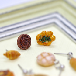 麵包嘉年華袖珍耳環-套組 Miniature Bread Carnival Earring Set 第2張的照片