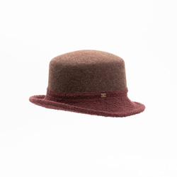 拋光羊毛 x 羊毛珠皮布列塔尼帽 (20AWN-021R) 第2張的照片