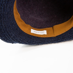 拋光羊毛 x 羊毛珠皮布列塔尼帽 (20AWN-021R) 第5張的照片