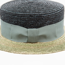 顏色變化的草編船帽（21SSN-011R） 第6張的照片