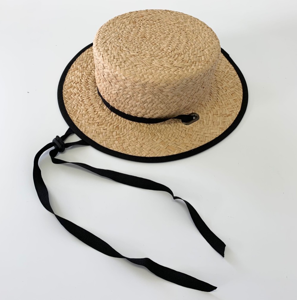 遊び心を忘れない、ラフィア素材のキャノチエ。  21SS-SFB-002