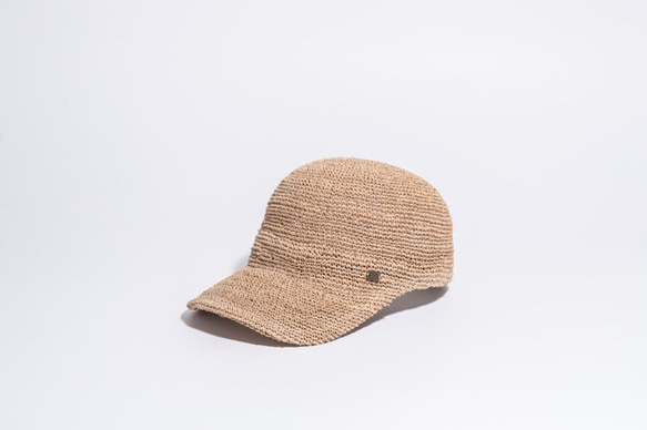17SSS-001 rafia Keyed hat body CAP 天然草帽 第1張的照片