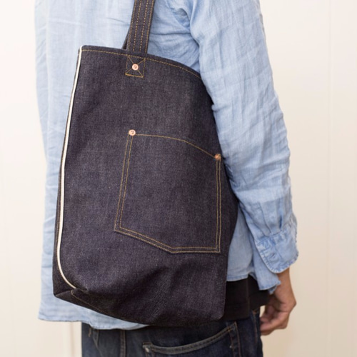 岡山産「セルビッジデニム」を使用したトートバッグ トートバッグ
