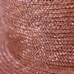 優質大麥刀片中折帽子L米色（18SSS-017） 第3張的照片