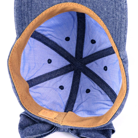 使用岡山牛仔布的蝴蝶結帽 (18SSS-030) 第7張的照片