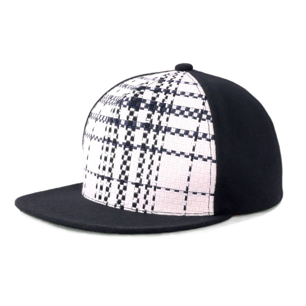 めずらしいギマ素材を使用!ツイードメルトンキャップ ブラック(18AWS-003)