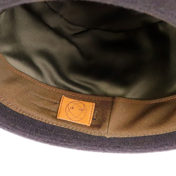 冬天推薦舒適的材料！麻羊毛氈帽棕色（18AWS-013） 第6張的照片