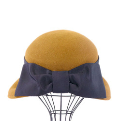 夏天很受歡迎的帽子，更新了冬天的規格！羊毛蛤蜊帽紫色(18AWN-004) 第3張的照片