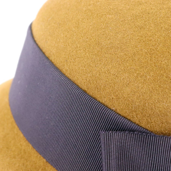 夏天很受歡迎的帽子，更新了冬天的規格！羊毛蛤蜊帽紫色(18AWN-004) 第4張的照片