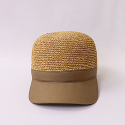 紙鉤針工作帽棕色（20SSS-007_BRN） 第2張的照片