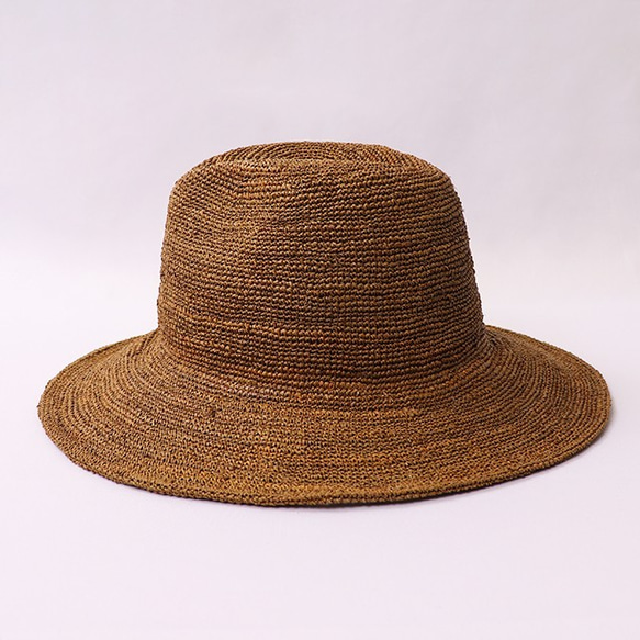 [限量] 拉菲草折疊帽棕色 (20SSS-005_BRN) 第3張的照片