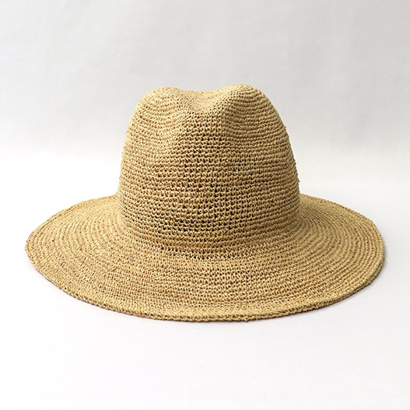 【限量】拉菲草折疊帽自然色（20SSS-005_NAT） 第2張的照片