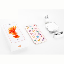 支援各種iPhone 5 6 7 plus摺紙 紙鶴 透明果凍 手機殼 軟殼  保護殼 保護套 Andriod Sony 第5張的照片