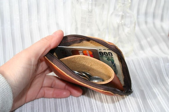 再販！ラスト販売‼︎★ミニ財布、小銭入れ　にじいろ 4枚目の画像