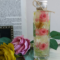フローラル・ピンクのバラの香り　3種より1本　ハーバリウム♬ 3枚目の画像