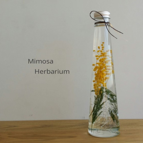 ハーバリウム ナチュラル系【カラフルボタニカル、ロングボトル】