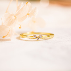 Fulifull,14K包金,心形,心形鑽 第1張的照片