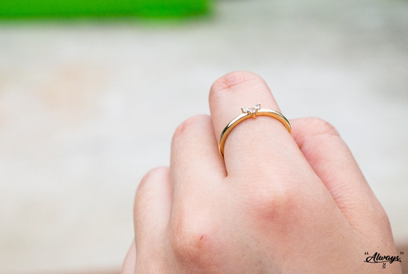 Fulifull,14K包金,心形,心形鑽 第6張的照片