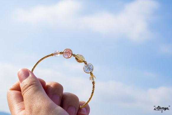 True Color Bracelet, 彩色,14K包金屬 第3張的照片