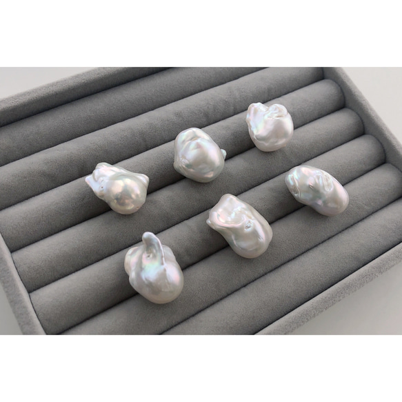 特集掲載　淡水バロックパール 大粒 ネックレス 【386】 4枚目の画像