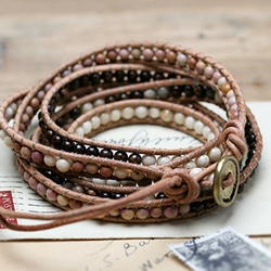 Brown beads Bracelet 1枚目の画像