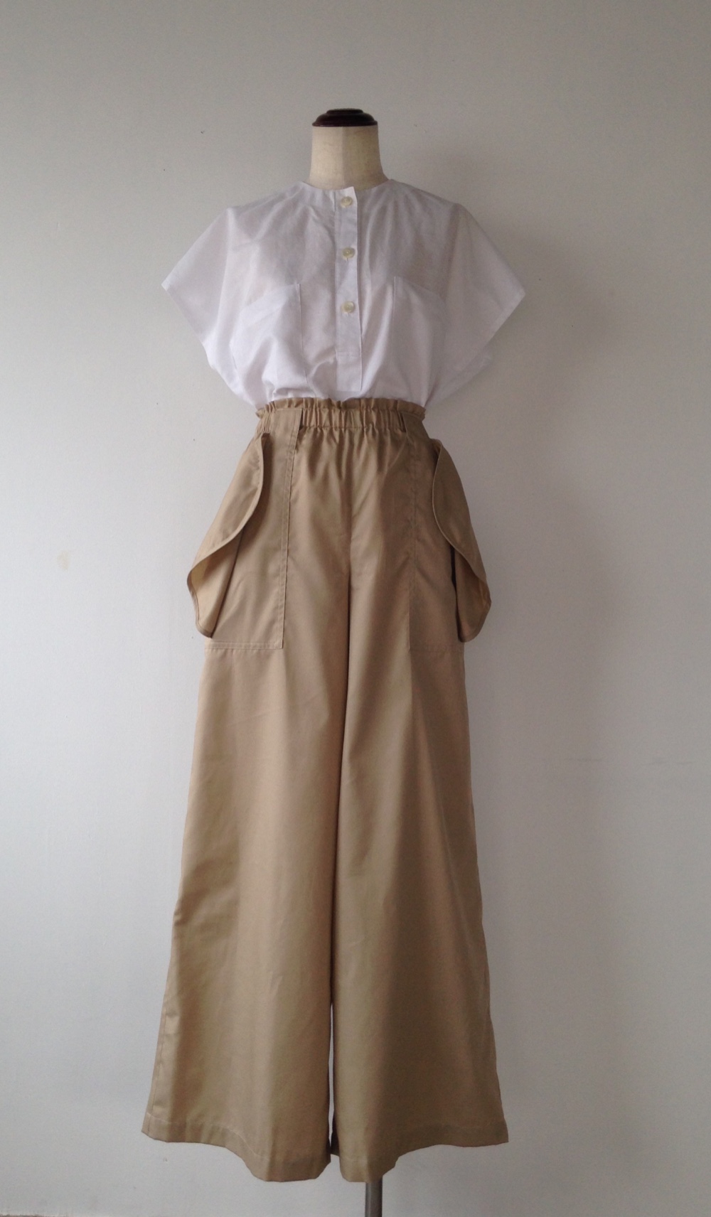 半額SALE!無料で丈詰め♪カスケード★ワイドパンツ