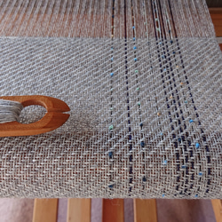 手織り・ラムウールのマフラー 4枚目の画像