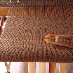 手織り・ベビーアルパカの幅広マフラー 4枚目の画像