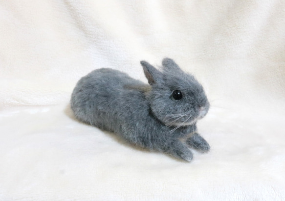 ☆様　うさぎ羊毛フェルトお手手付き ☆様 うさぎ羊毛フェルトお手手付き 羊毛フェルト干支☆うさぎ