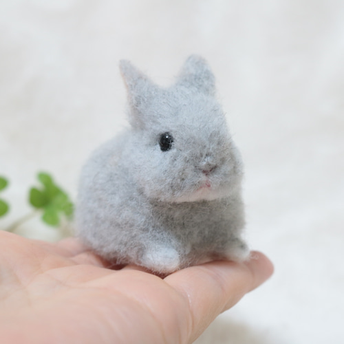 楽天市場】ミニチュア ウサギの置物 ケーキトッパー ミニ動物の