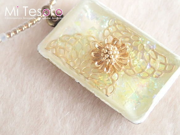 Mi Tesoro 千古花墜鍊 Golden Flower Necklace 第1張的照片